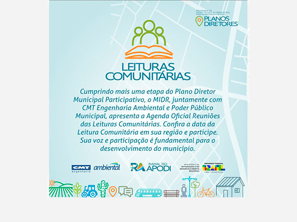Participação Cidadã em Ação: Agenda de Leituras Comunitárias do Plano Diretor Municipal em Luís Gomes/RN
