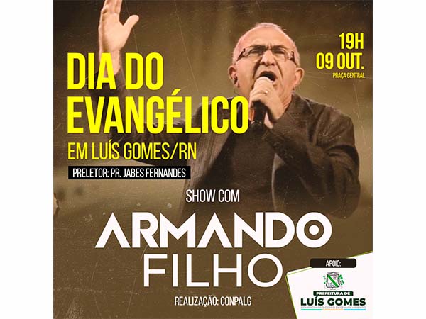 Comemoração do Dia do Evangélico em Luís Gomes RN