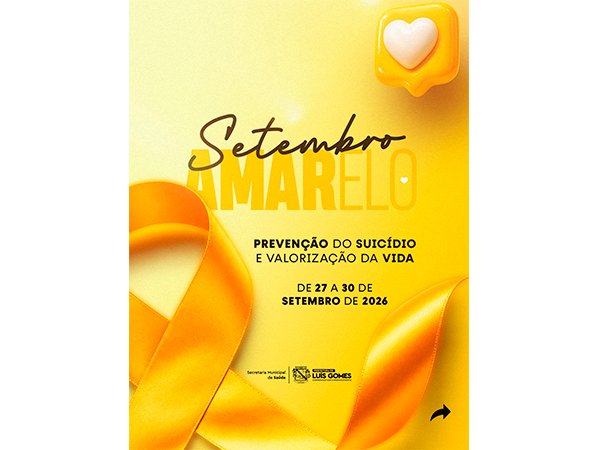 Luís Gomes promove programação especial do Setembro Amarelo